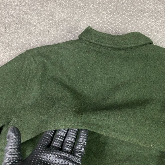 LL Bean Maine Guide Zip Front Jac-Shirt Primaloft Mens XXL Green Mackinaw Jacket - Picture 4 of 15